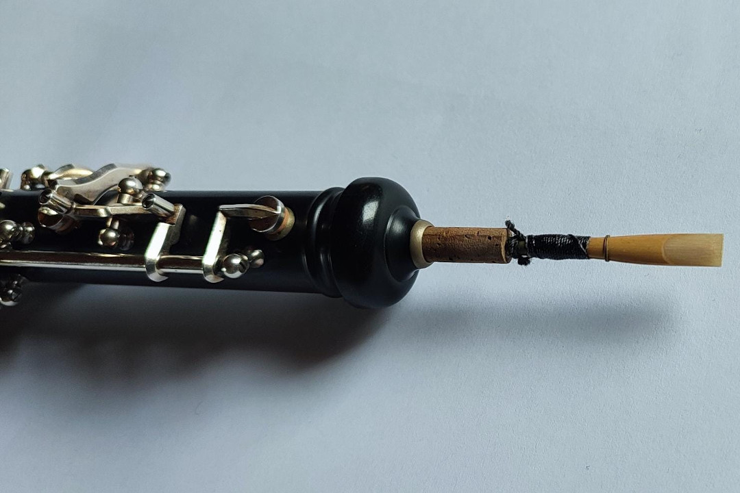 Mundstück einer Oboe 